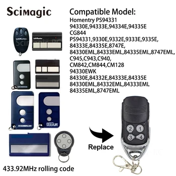 

Chamberlain Liftmaster Motorlift 94335E Replacement Remote Control 1A5639-7 gate remote control 433.92mhz transmitter