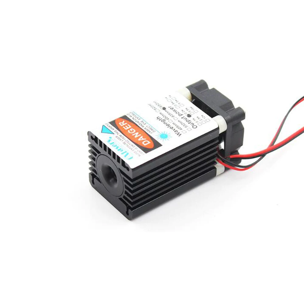 515nm 520nm 80mW 12V Зеленый Лазерный диодный модуль высокой мощности лазерный луч с вентилятором