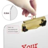 New Custom Pattern Series Writing Board Clip Kids Stationery A4 Paper Acrylic Pad Splint Transparent Clipboard School Supplies 3