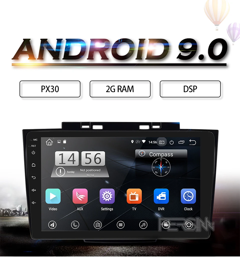 Excellent Fersinny CXH59081PX30  android 9.0 car dvd for Haval Hover Great Wall H5  car radio gps naviagtion multimedia dvd player 0