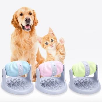 

Pet Dog Puppy Leakage Food Puzzle Interactive Toy Adjustable Height Smart Feeding Dispenser Slow Feeder