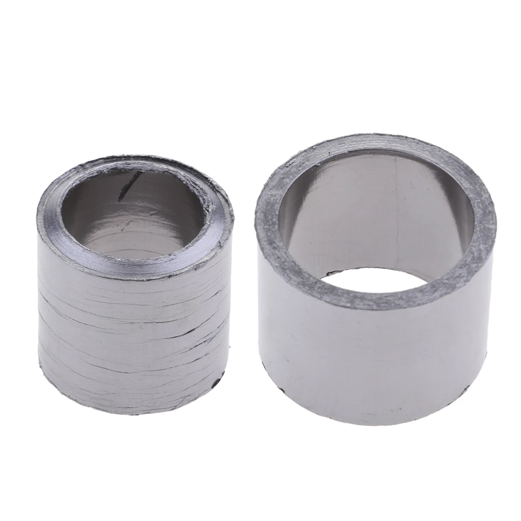 2xAluminum Alloy Exhaust pipe gasket for Dirt Bike/ATV/Scooter Muffler Part