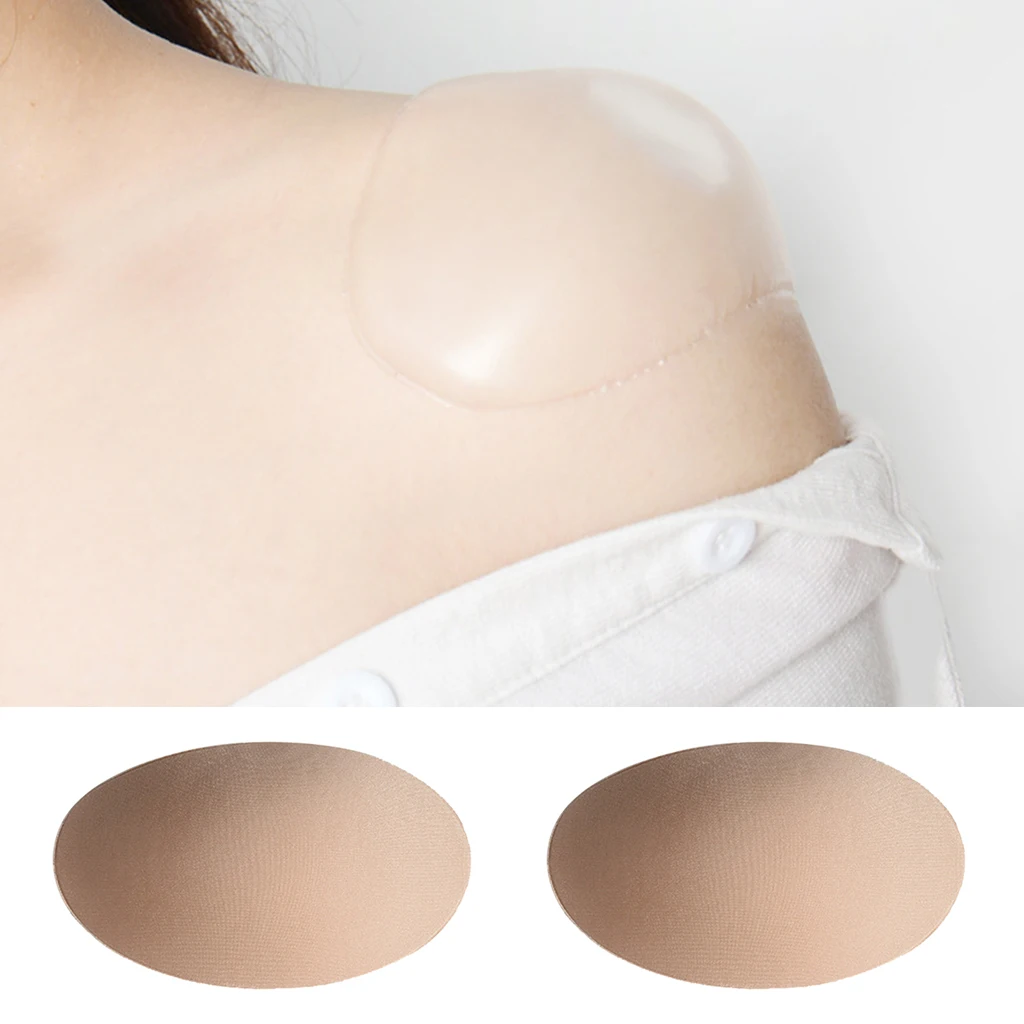 Women's Silicone Shoulder Push Up Pads Self Adhesive Shoulder Enhancer Pads