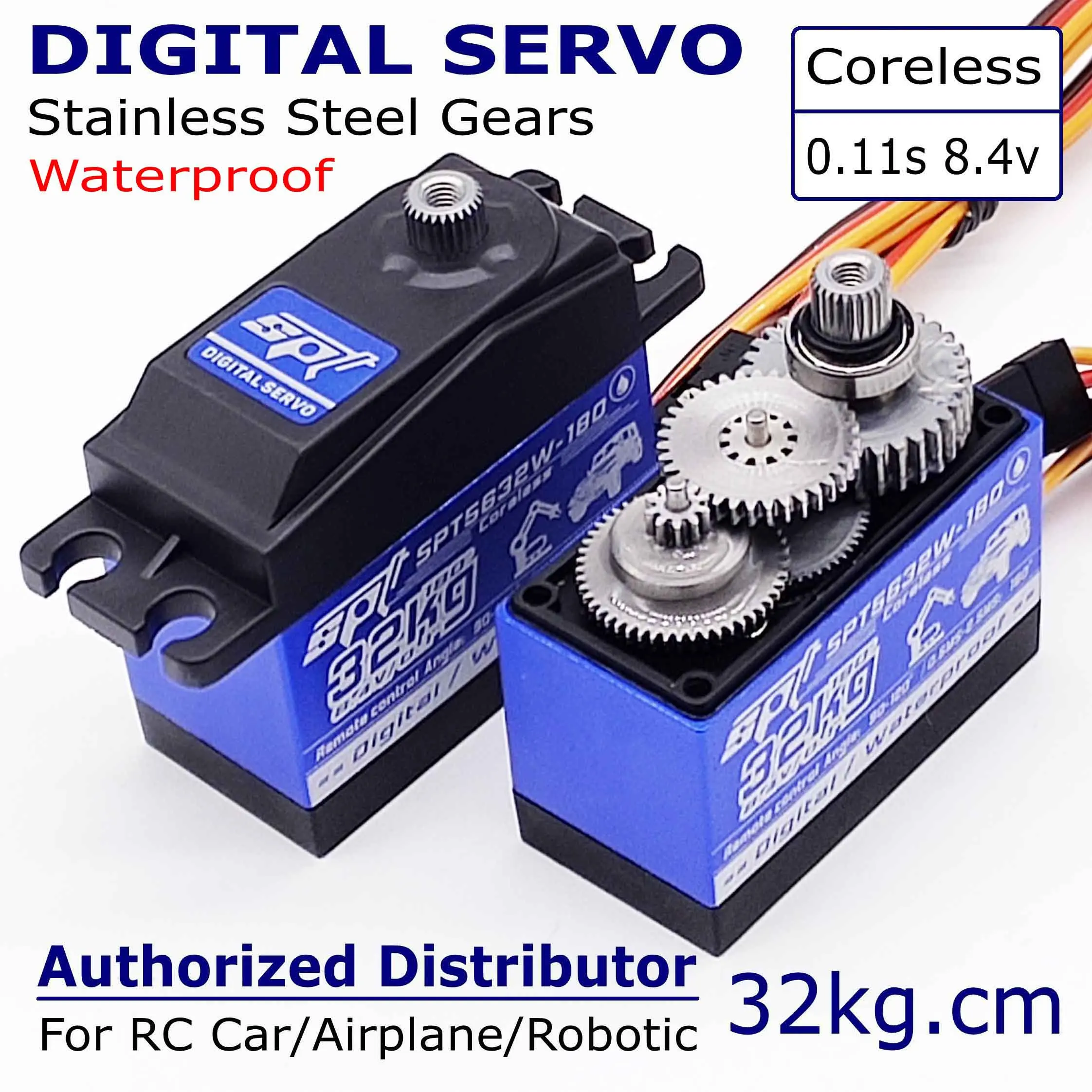 Diymore 20KG Servomoteur Numérique Couple Élevé Full Metal Gear Ser Etanche Pour Voiture Rc Helicoptere Avion Diy Angle De Amz