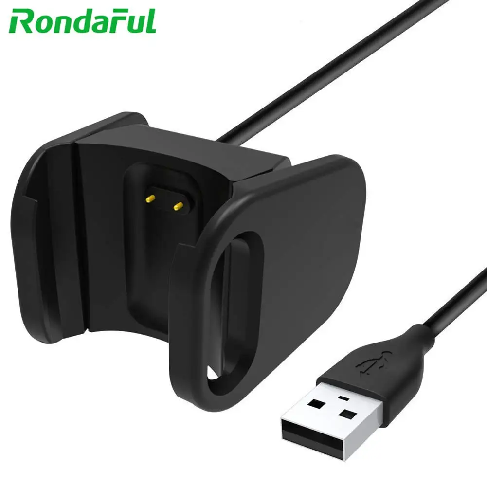 Portable Charger Adapter for Fitbit Charge 4 Smart Watch Durable Replacement USB Charging Cable Clip Cord Dock Fitness Tracker |