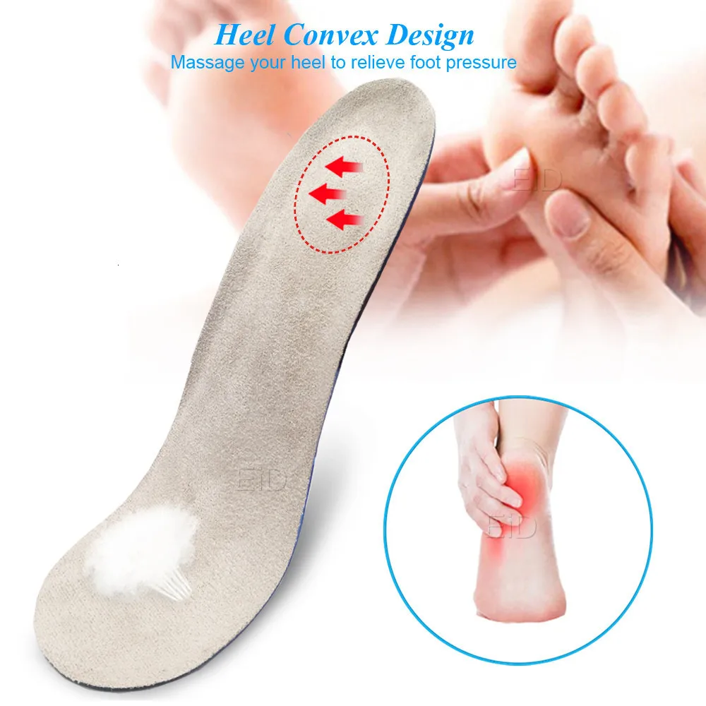 Silicone Insoles for Plantar Fasciitis Massaging Shoe Inserts Orthotic Insole for Shoes Shock-Absorption Feet Cushion man women