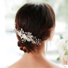 FIAZIA Anthemy, гребни для волос невесты, украшения для женщин, аксессуары для свадьбы, ювелирные изделия, Стразы ручной работы, гребни для волос, заколки для невесты