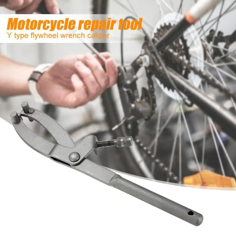 Автомобильный двигатель, практичный y-образный маховик, гаечный ключ, Регулируемый магнитный фиксированный зажим для мотоцикла, велосипеда, скутера, ремонтные инструменты