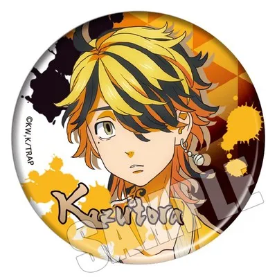 Anime Tokyo Revengers Cosplay Badges Manjiro Ken Takemichi Hinata Atsushi Chibi Costumes Accessories Kawaii Pins Broches Gifts kzutora
