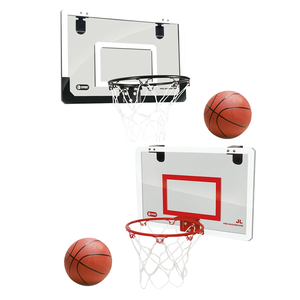 Mini Basketball Set Indoor Hoop Board Net Ring Hanging Basket Bath Shower Toys 
