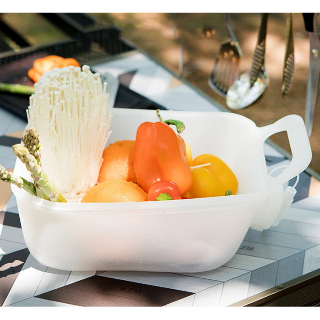 10L LDPE  Portable Collapsible Water Container Water Carrier Folding Basin Water Bucket For Car Home Outdoor Camping Travel