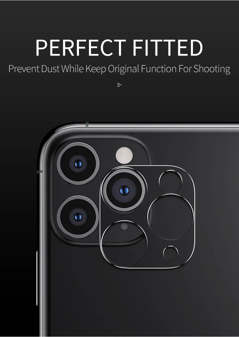 Защитное кольцо для объектива камеры на iPhone 11 Pro защитная рамка для iPhone 11Pro MAX телефон металлический сплав защитная накладка для задней панели телефона
