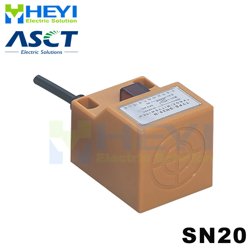 40*40*52mm Non-flush Square type inductance sensor SN20 2-wire 3-wire NO / NC square switch | Обустройство дома