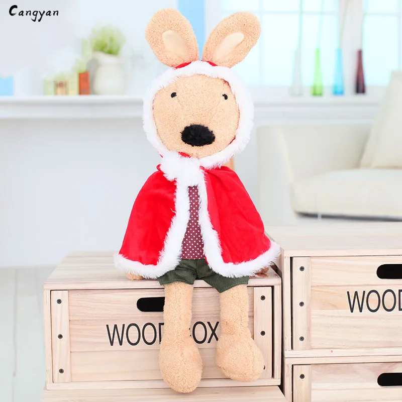 Brown rabbit cloak Красивый сахарный кролик принц кролик кукла плюшевый медведь игрушечный плащ кукла платье животное детский Рождественский подарок на день рождения - Цвет: Brown rabbit cloak