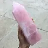 Natural Pink Rose Quartz Crystal Obelisk Wand Point Healing 5