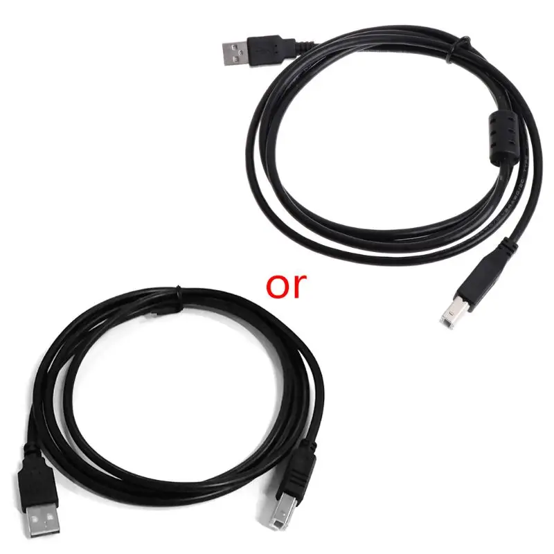 2019 Новый 2 м USB 2,0 принтер печати удлинитель провода кабель черный A до B Мужской M/M 200 см