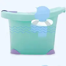 Детская ванна бочка большая утолщенная Детская ванна бочка может сидеть в детской ванной Барре