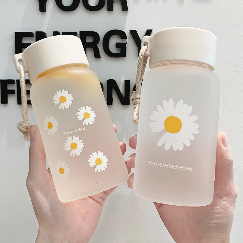 물병 소녀용 플라스틱 병, 어린이 체육관, 학교, 귀여운 음료수 병, 무료 배송, 700 ml, 500ml