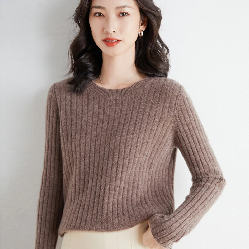 new Cashmere Sweater Round neck For Women Sweaters Female Wool Winter Woman Knitting Pullovers Knitted Jumper | Женская одежда