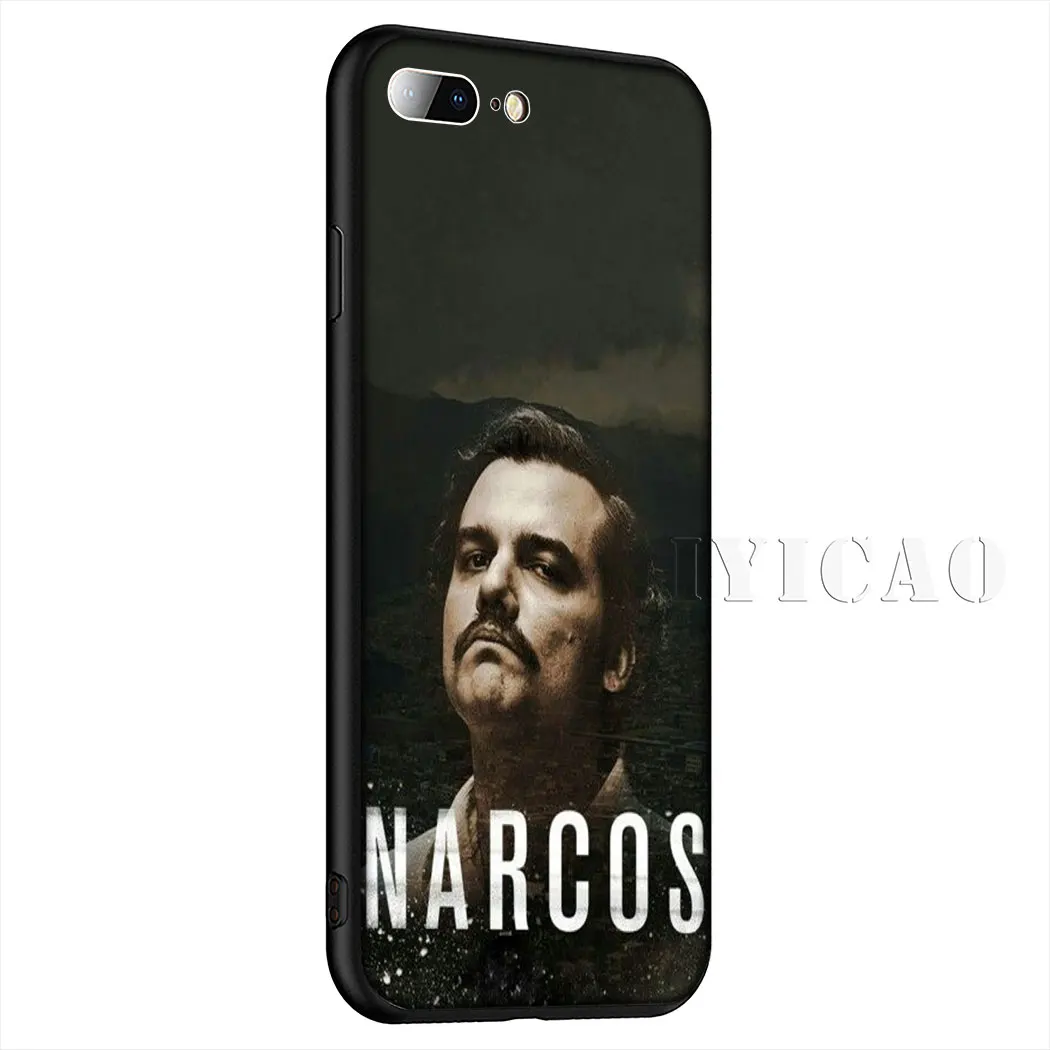 Мягкий чехол для телефона IYICAO Narcos tv Pablo escobar для iPhone XR X XS Max 6 6S 7 8 Plus 5 5S SE - Цвет: 8