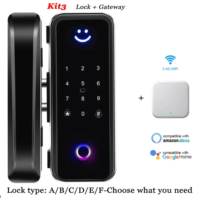digital door lock google home