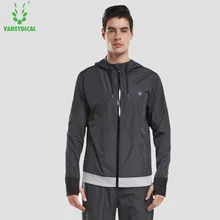 Скоростной Горячий Пот Индукционная одежда Мужская тепло потоотделение Sanua Одежда свободного кроя на молнии с капюшоном спортивный яростный хан костюм пальто Drop Bo