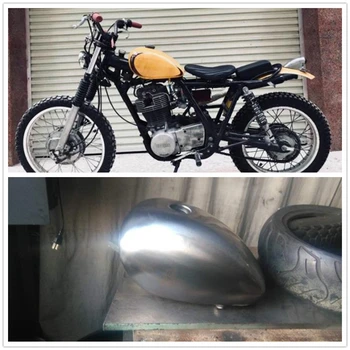 

100% Handmade Motorcycle Gas Fuel Tank for Yamaha SR400 with Oil Cap AA
