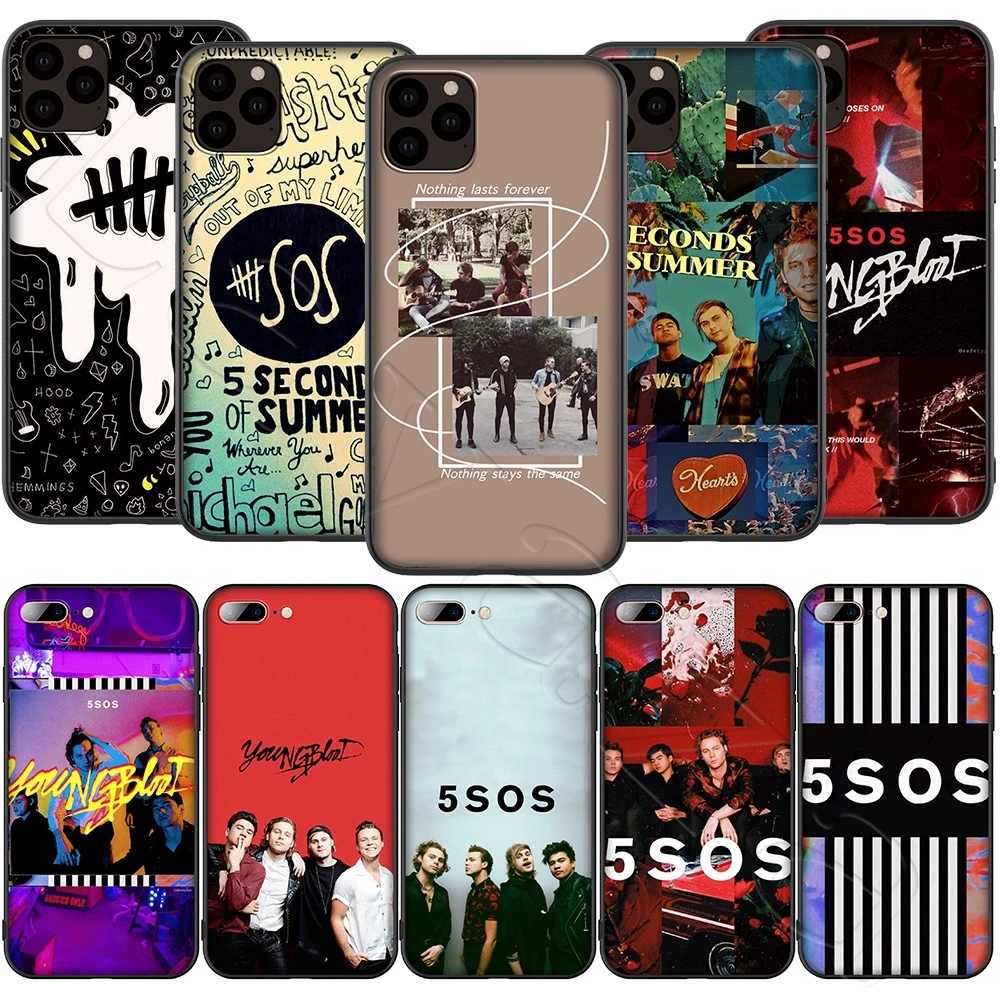Lavaza 5sos Seconds of Summer Soft TPU Case for iPhone 12 Mini 11 Pro XS Max XR X 8 7 6 6S Plus 5 5S SE | Мобильные телефоны и