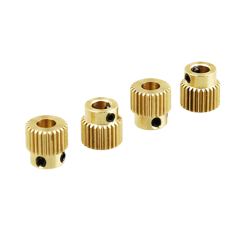 10PCS-LOT-Mk7-MK8-Extrusion-Gear-26-Tooth-Teeth-Brass-Drive-Gear-Feeding-Gear-Wheel-for