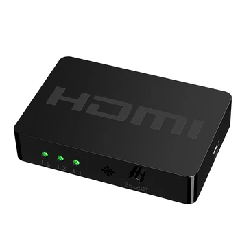 

Mini HDMI Switcher 3 in 1 Out 1080P with Remote Control HDMI Switcher for PC,Monitoring Host
