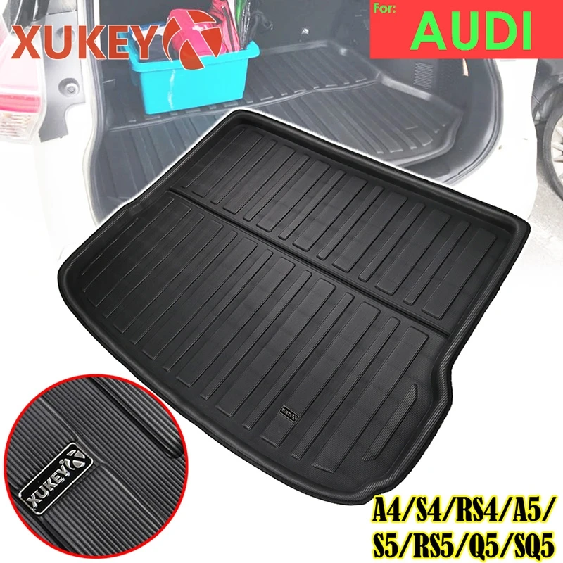 Коврик для багажника AUDI A4 S4 RS4 A5 S5 RS5 B7 B8 Q5 SQ5 8R 2008 2017 коврик 2013 2014 2015 2016|Напольные