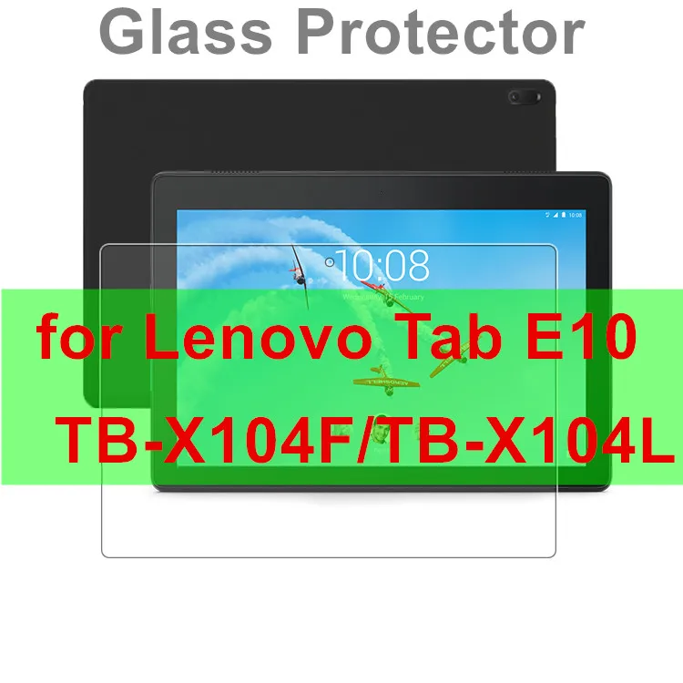 Протектор экрана из закаленного стекла для lenovo Tab M10 TB-X605F/L E10 TB-X104F/L P10 TB-X705L/F стеклянная пленка - Цвет: E10