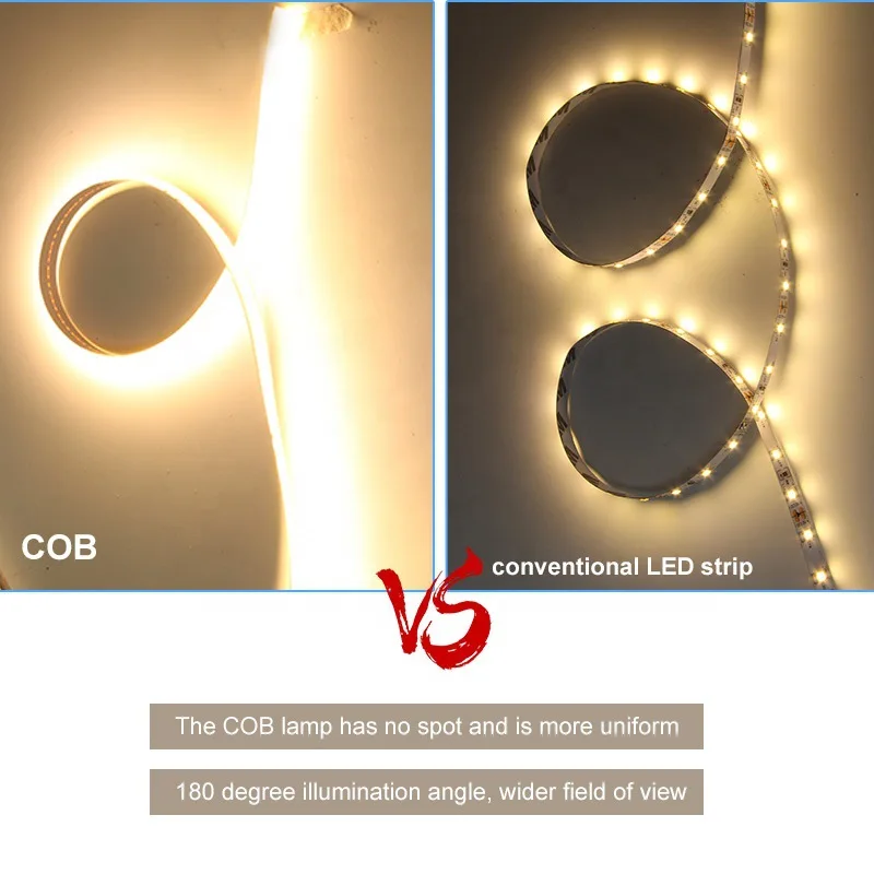 ZZEL ZYEL высокая плотность гибкий FR4 cob/Fob светодиодный светильник 14 Ватт/м 12 В 24 в белый/теплый белый/желтый/красный/синий/зеленый 0,5 м-5 м
