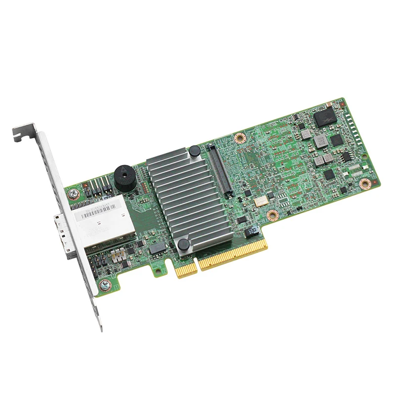 MegaRAID SAS 9380-8e LSI00438 MegaRaid SAS; RAID0(1 шт.); 5; 6; 10; 50 1G Кэш PCIe3.0 X8 SFF8644* 2