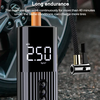 

Inflatable Pump Air compressor With LED Tyre Inflator Mini Portable Compressor 12V 150PSI Wire Air Pump for Car Bicycle balls
