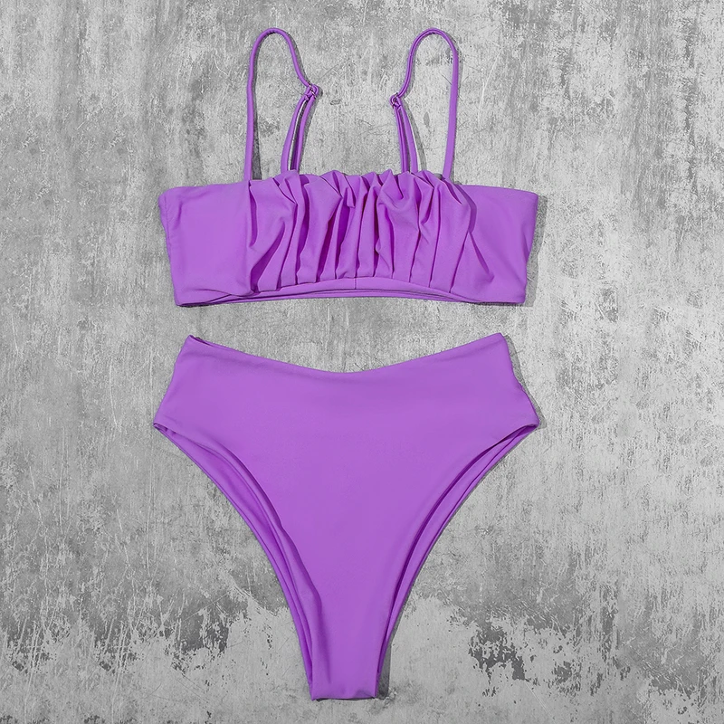 Bikini Green Women High Waist Green Style Swimwears Bikinis Bikinis