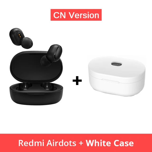 Xiaomi Redmi Airdots наушники TWS Bluetooth 5,0 наушники стерео беспроводные активные шумоподавления микрофон громкой связи управление AI - Цвет: CN Add White BOX