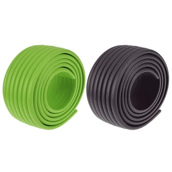 

2Pcs 2M Baby Child Kids Table Desk Furniture Edge Corner Safety Guard Protection Security Protector Wide Cushion Pad Crash Bar