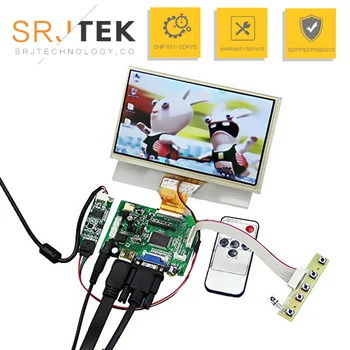 

7 Inches Raspberry Pi LCD Touch Screen Display TFT Monitor with Touchscreen Kit HDMI VGA Input Driver Board