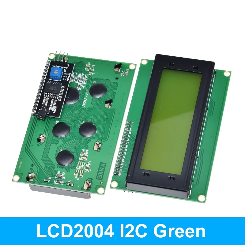 ЖК дисплей 2004 + I2C 20x4 2004A синий/зеленый экран HD44780 символьный дисплей/w IIC/I2C