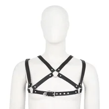 Сексуальные кожаные ремни Регулируемый стимпанк жгут x-образный нагрудный ремень для тела пряжки для вечерние Косплей Хэллоуин костюм бандаж