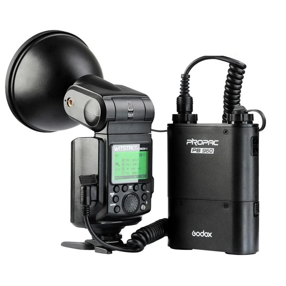 Godox 360WS AD360II-N X Wireless I-TTL 1/8000S HSS Portable Speedlite Flash with PB960 Power Battery Pack for Nikon Camera 2