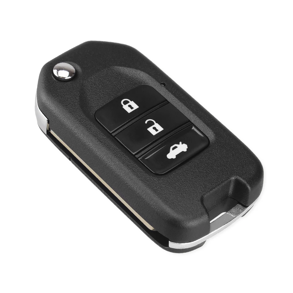 KEYYOU 10x3 кнопки модифицированный флип-пульт дистанционного ключа Корпус брелок для Honda greiz Civic City XRV Vezel