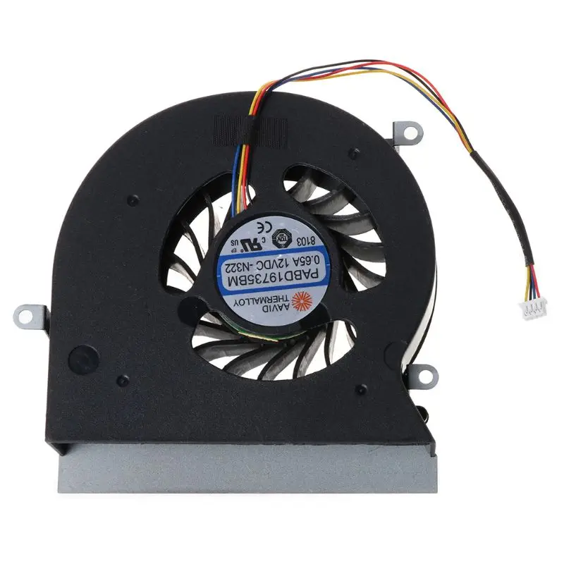 

CPU Cooling Fan for MSI 16L1 16L2 GT62 GT62VR 6RD 6RE 7RE CPU Cooler PABD19735BM N322 DC 12V 0.65A 4PIN