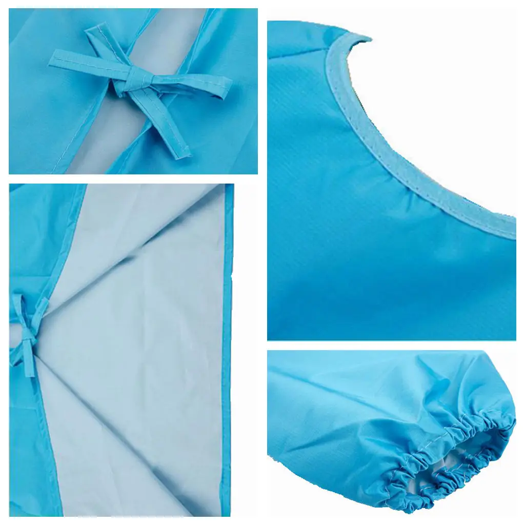 Kids Art Smocks, Children Waterproof Artist Painting Aprons Long Sleeve Children Smocks, Kids Playing Eating Drawing Aprons