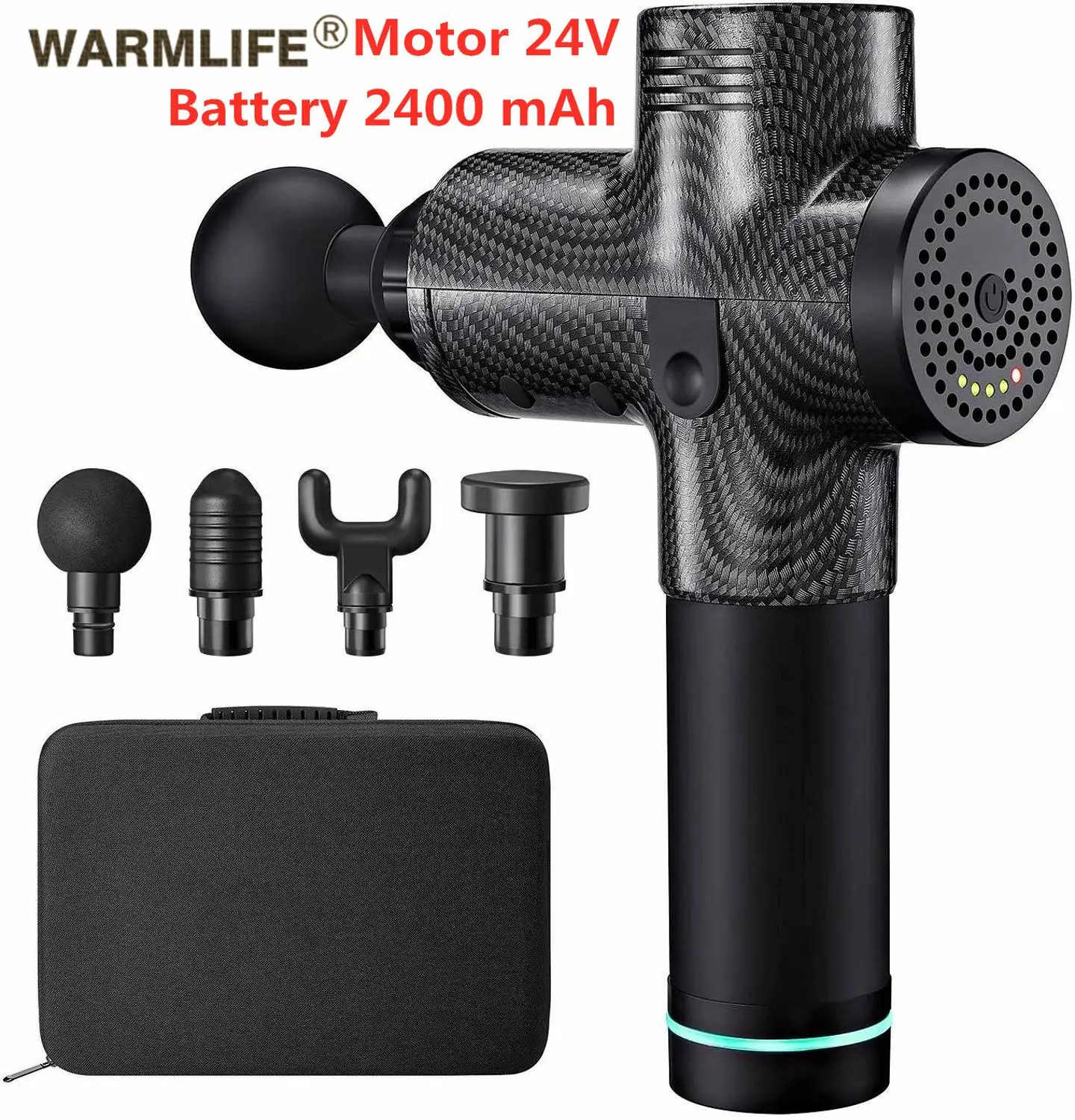 

EMS Massage Gun Cordless Rechargeable Muscle Stimulator Deep Tissue Massager Body Relaxation Slimming Shaping Pain Relief
