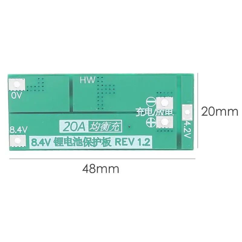 2S 20A BMS 7,4 V 8,4 V 18650 литиевая батарея защитный модуль