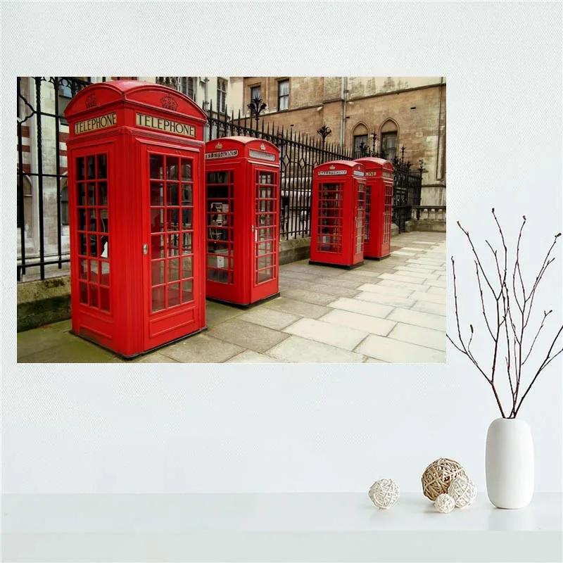 London Street Poster Canvas Poster Modern Art Home Decoration Cloth
