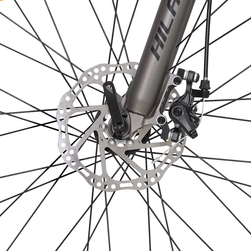 スチールと21スピードのMTBフレーム,26インチ,ダブルディスクブレーキ