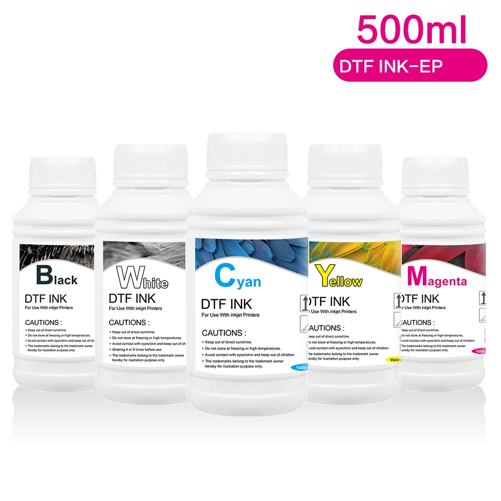 Kit de Tinta Dtf para Todas as Impressoras Dtf Filme de Transferência Direta Máquina de Impressão 500ml L805 R1390 L1800 Xp600